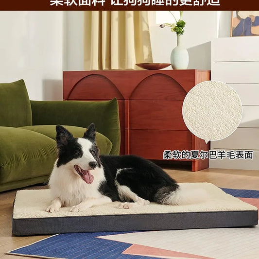 Removable & Washable Dog Crate Mat – Comfortable Pet Bed Cushion for Dogs & Cats, All-Season Use
